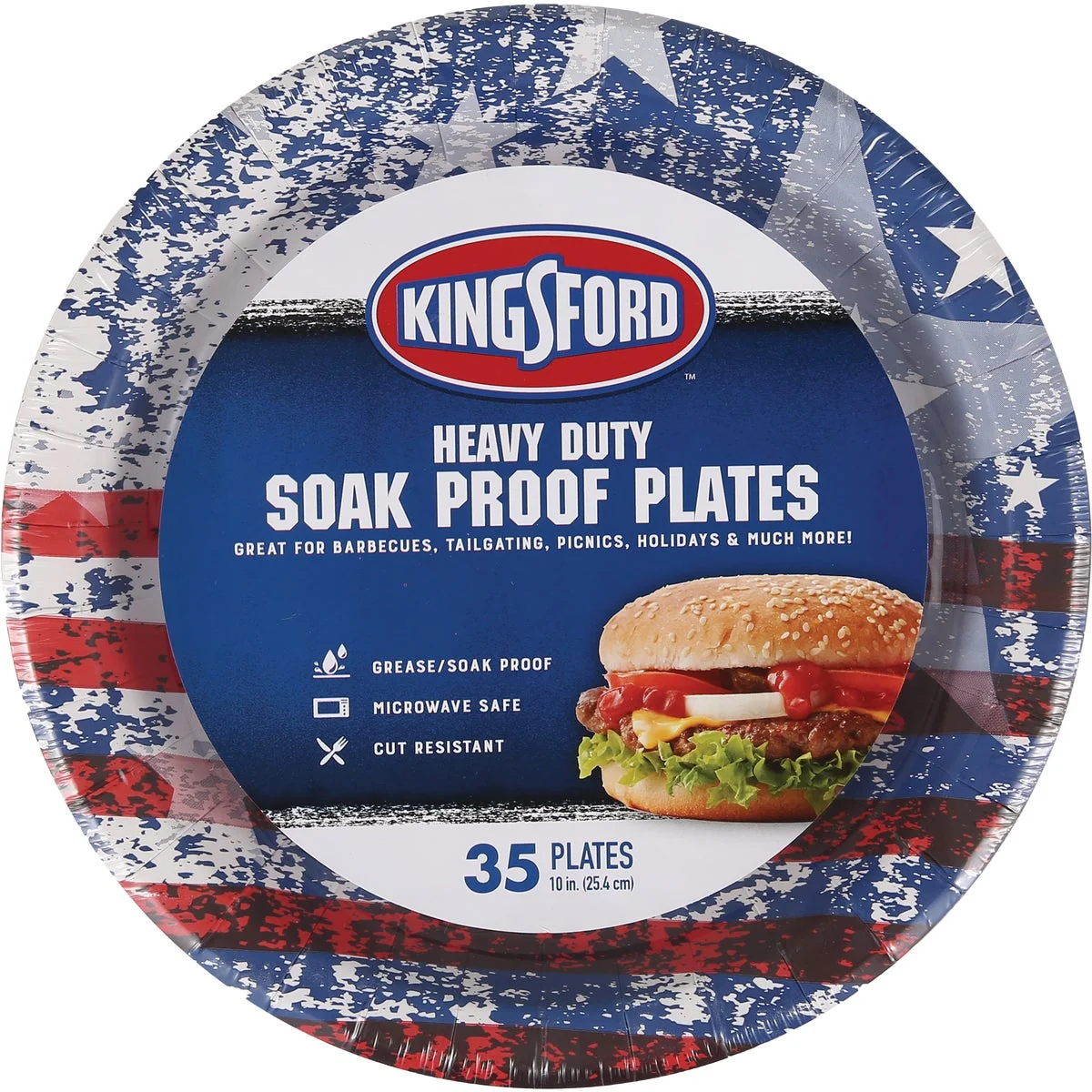 High-Performance Kingsford 10 In. Round Heavy-Duty Paper Plate 35-Count World-Class