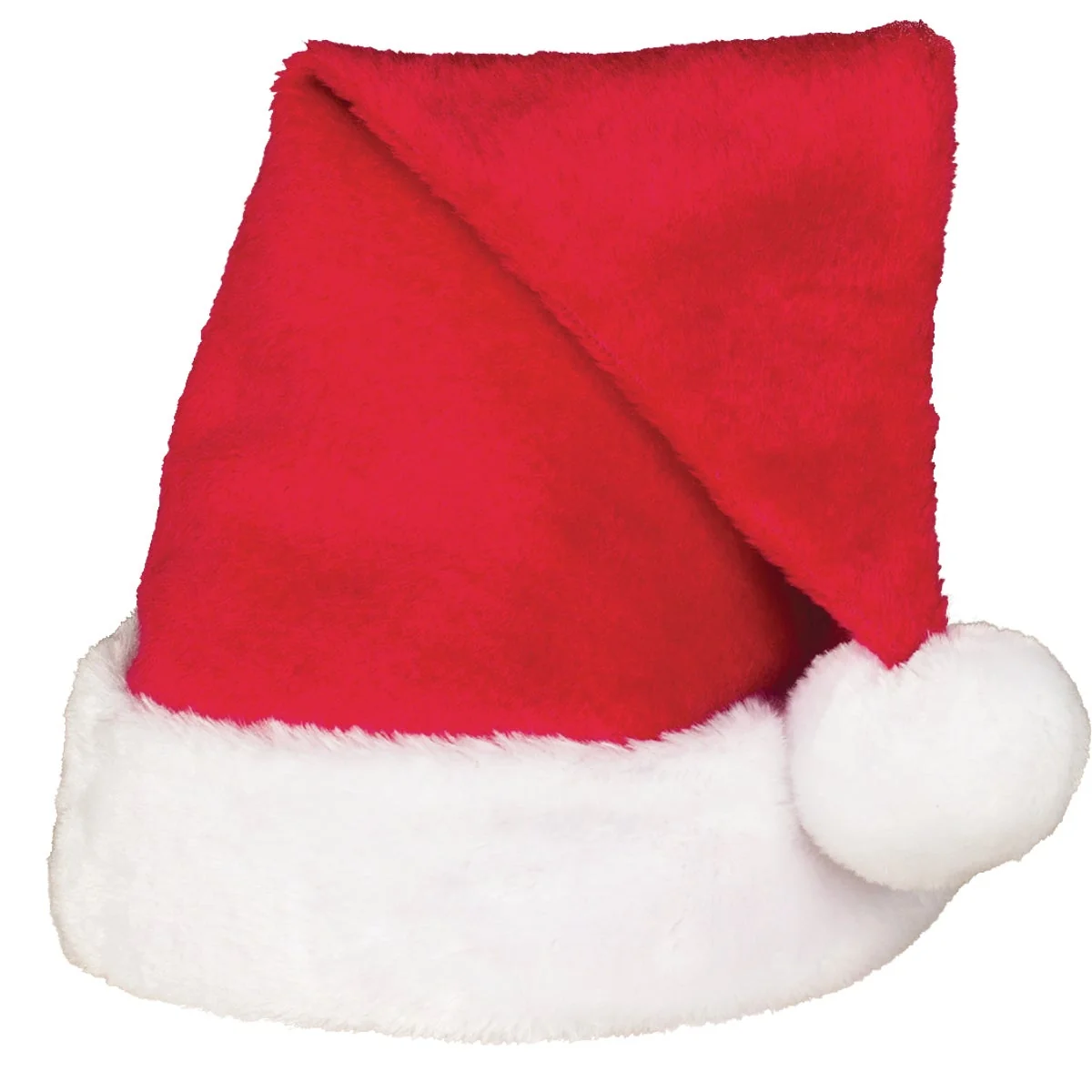 Natural Gerson 17 In. Red Plush Santa Hat Responsible