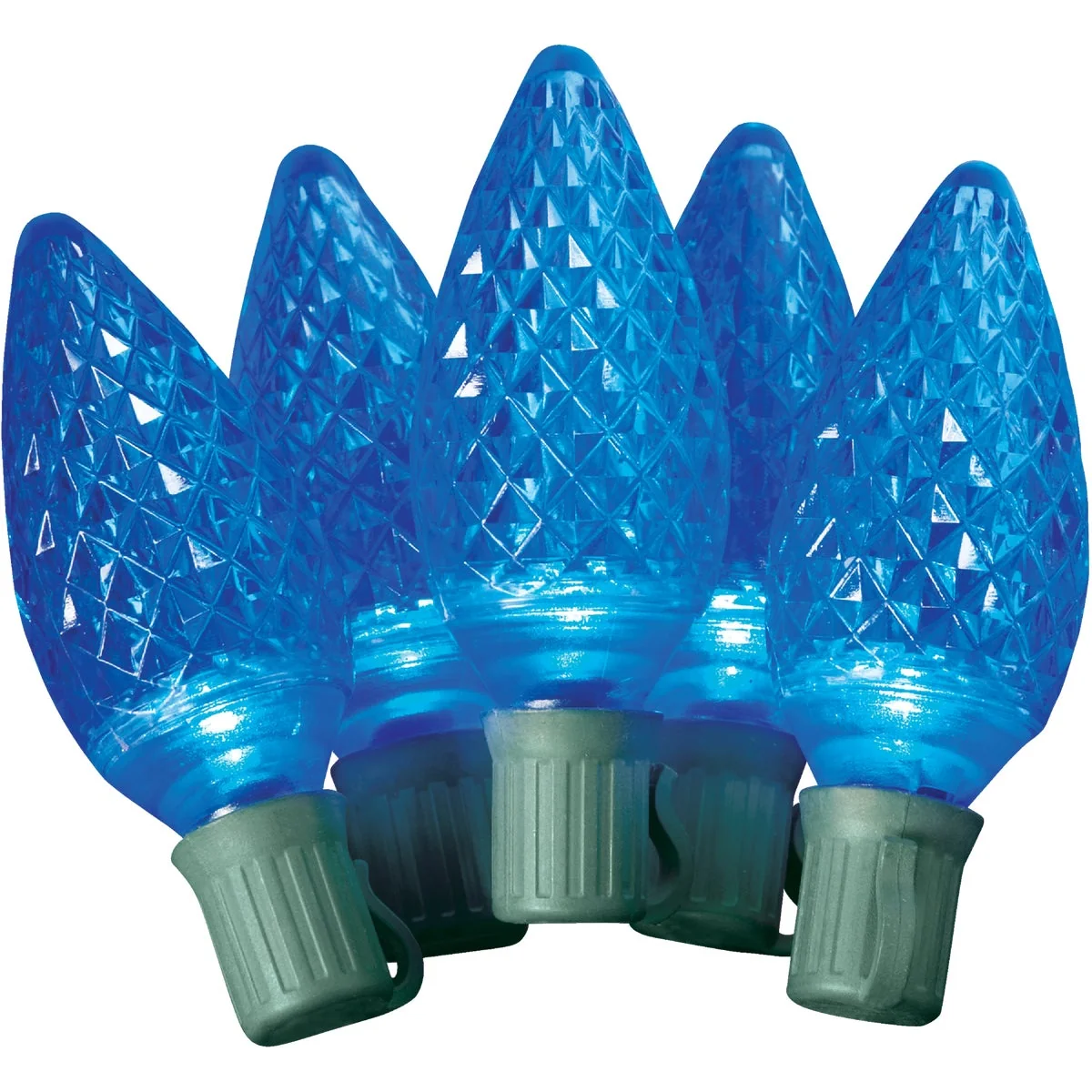 Convenient J Hofert Blue 25-Bulb C9 LED Light Set Original Design