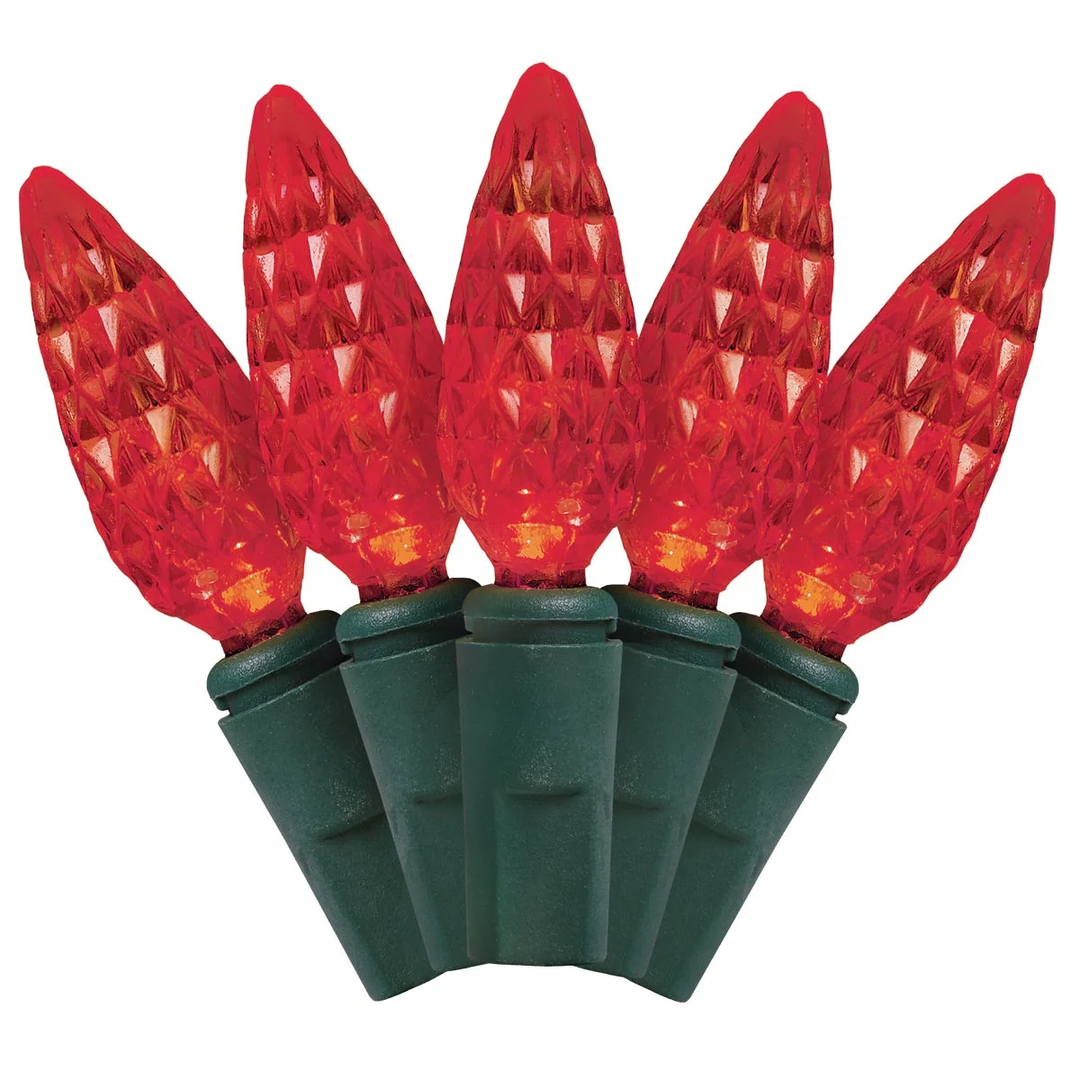 Sophisticated J Hofert Red 70-Bulb C6 LED Light Set Responsible