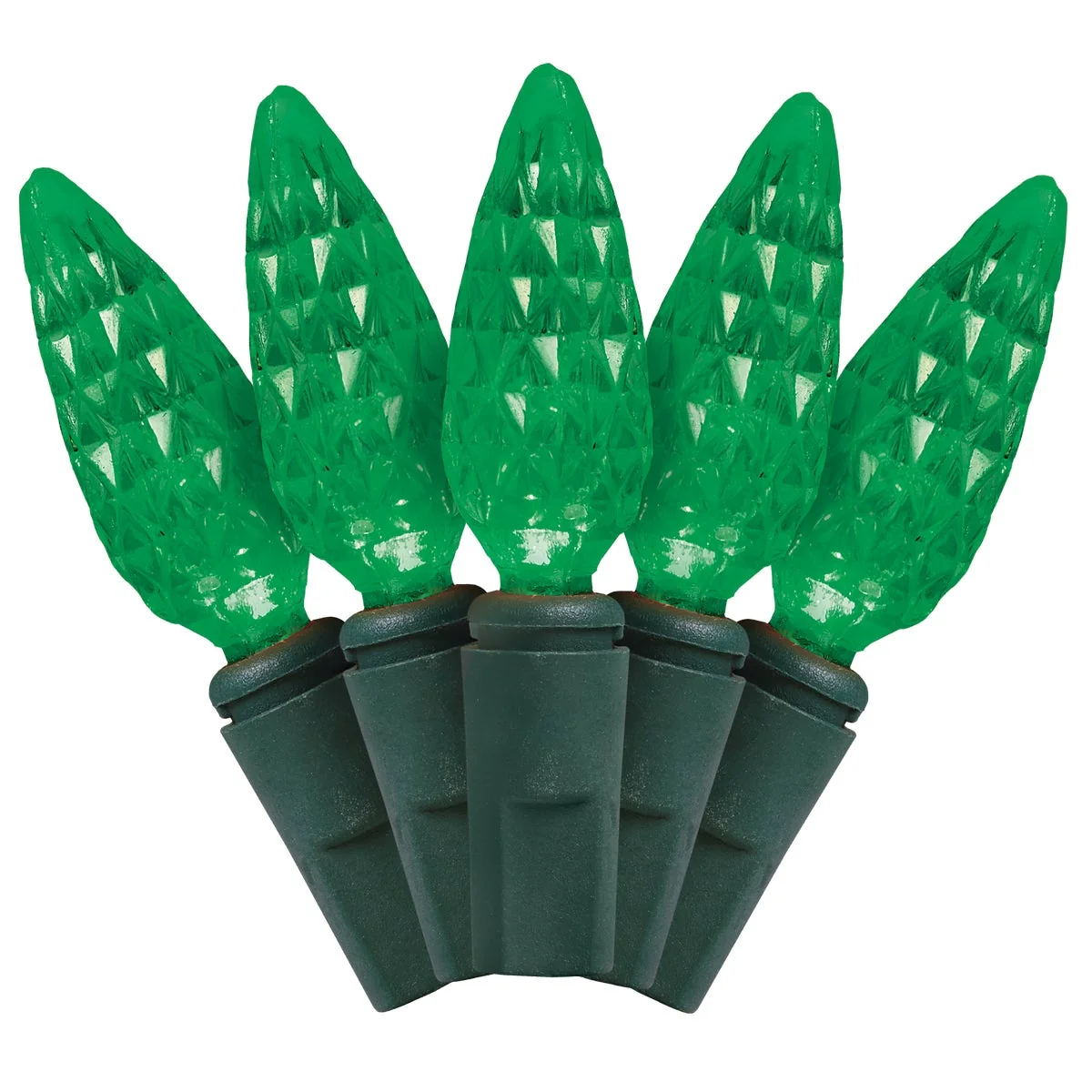 Effective J Hofert Green 70-Bulb C6 LED Light Set Top-Quality