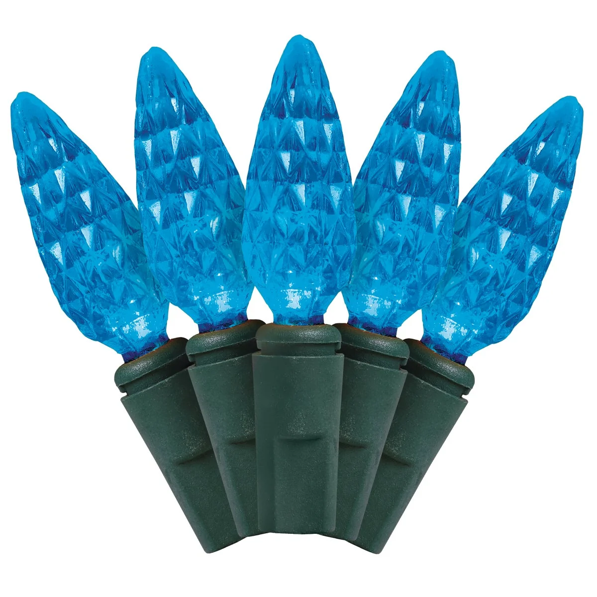 Durable J Hofert Blue 70-Bulb C6 LED Light Set Pure