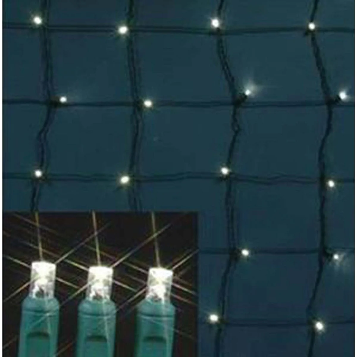 Powerful J Hofert Clear 70-Bulb M5 Twinkle LED 4 Ft. x 4 Ft. Net Light Set Enhanced