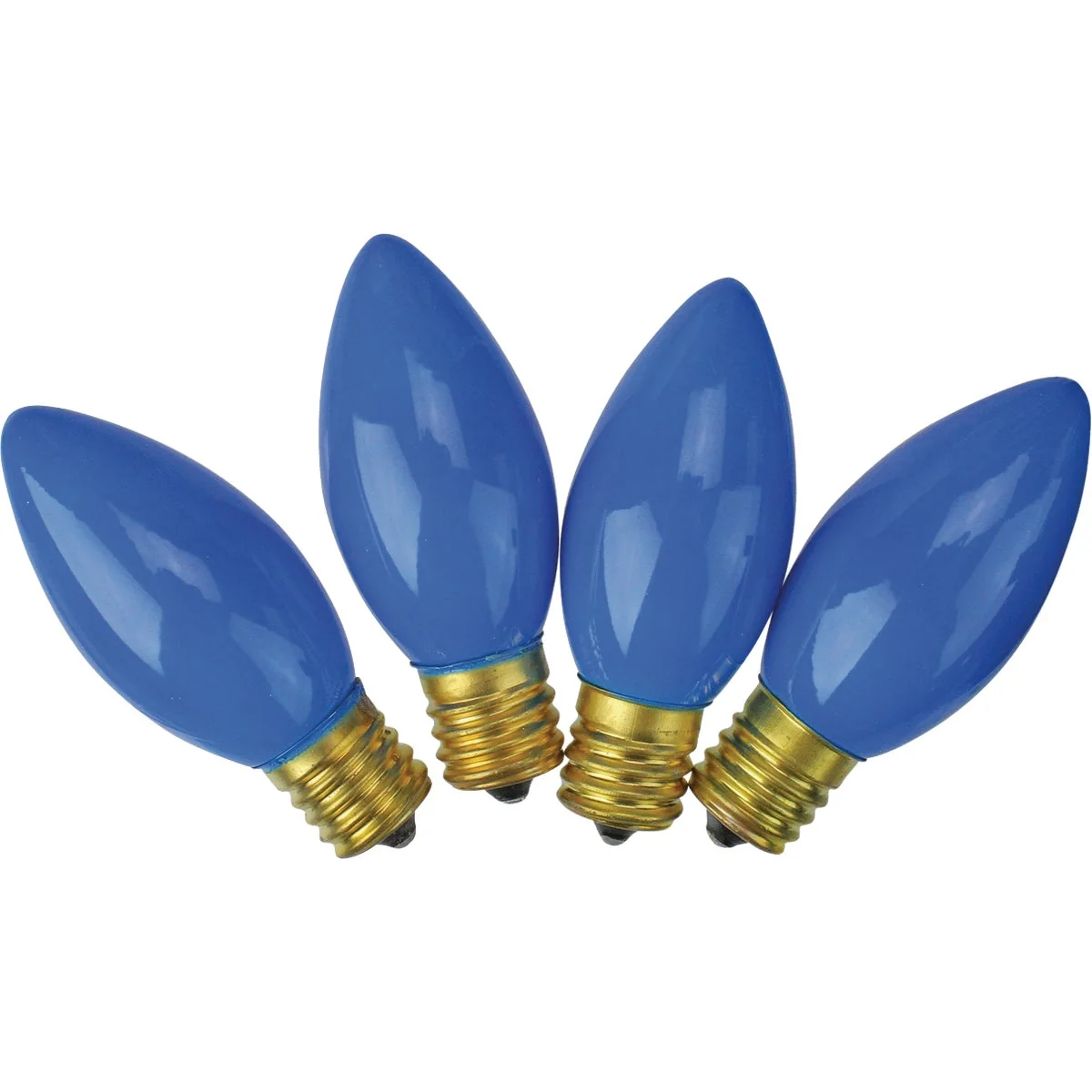 Organic J Hofert C9 Blue Ceramic 125V Light Bulb 4-Pack User-Friendly