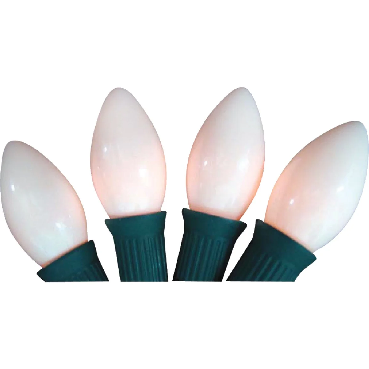 Soft J Hofert C9 White Ceramic 125V Light Bulb 4-Pack High-Grade