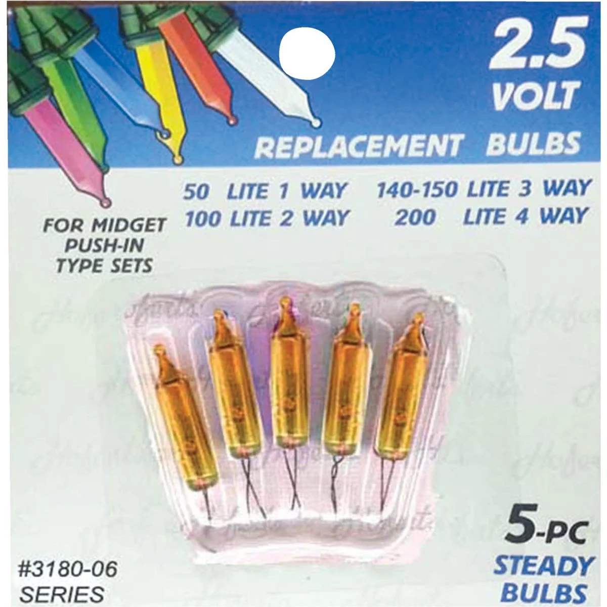 Premium Material J Hofert Mini Gold 2.5V Light Bulb 5-Pack Official