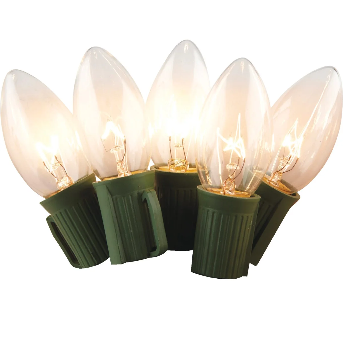 Next-Generation J Hofert Clear 25-Bulb C9 Incandescent Light Set Lightweight