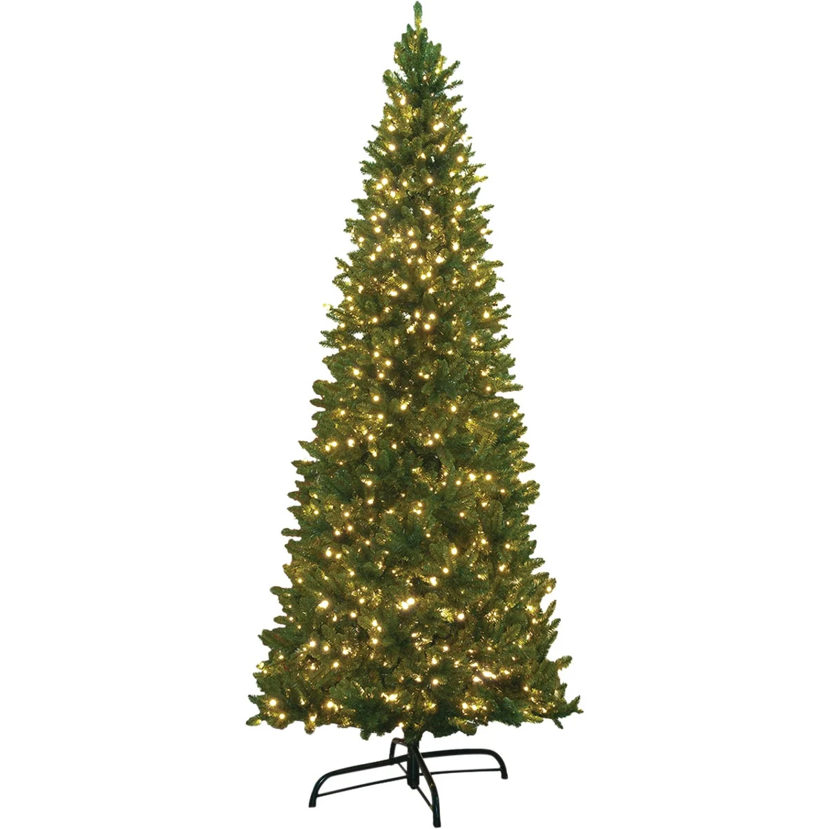 Luxury Montana Ridge 12 Ft. Pine 1250-Bulb Warm White LED Quick Connect Prelit Artificial Christmas Tree Superior