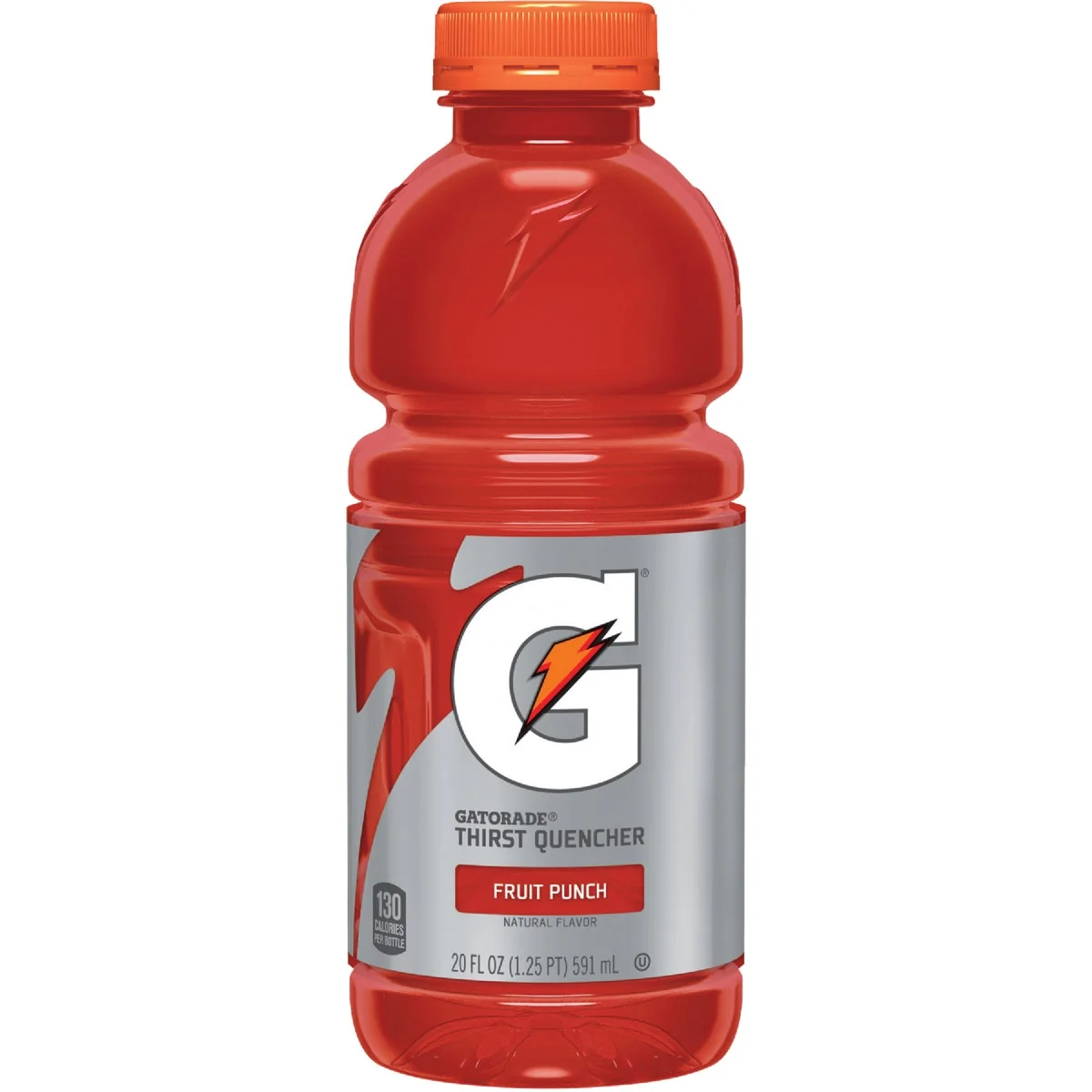 Soft Gatorade 20 Oz. Fruit Punch Wide Mouth Thirst Quencher Drink 24-Pack Prestigious