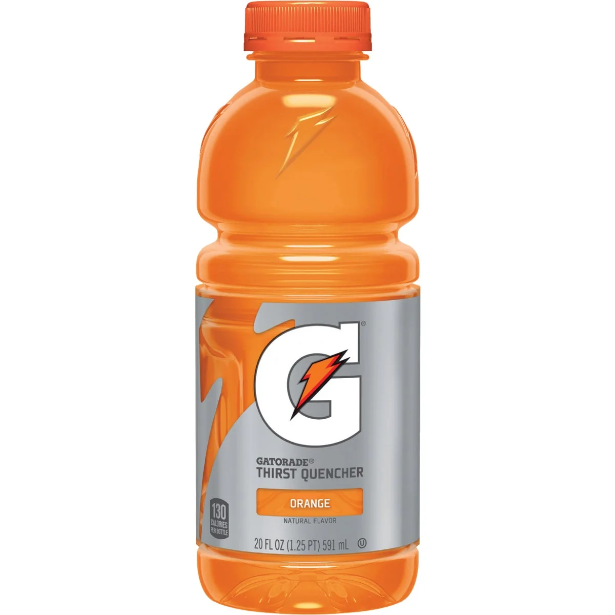 Environmentally Friendly Gatorade 20 Oz. Orange Wide Mouth Thirst Quencher Drink 24-Pack User-Friendly