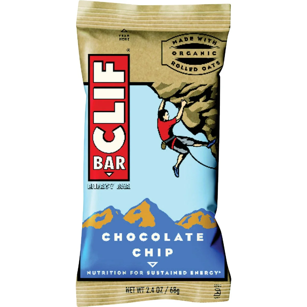 Quality Clif Bar Chocolate Chip 2.4 Oz. Energy Nutrition Bar Authentic