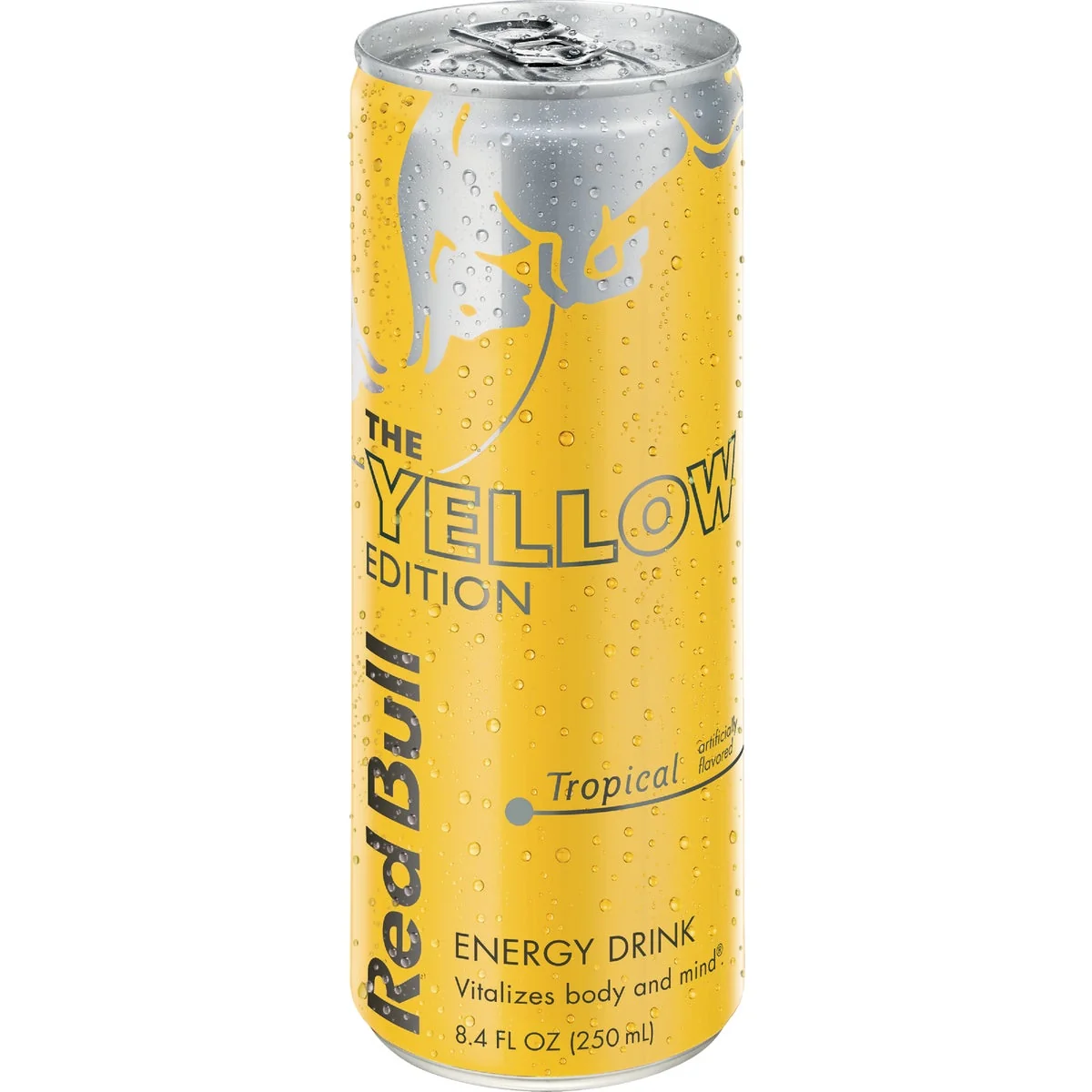 Solid Red Bull 12 Oz. Tropical Flavor Energy Drink Flexible