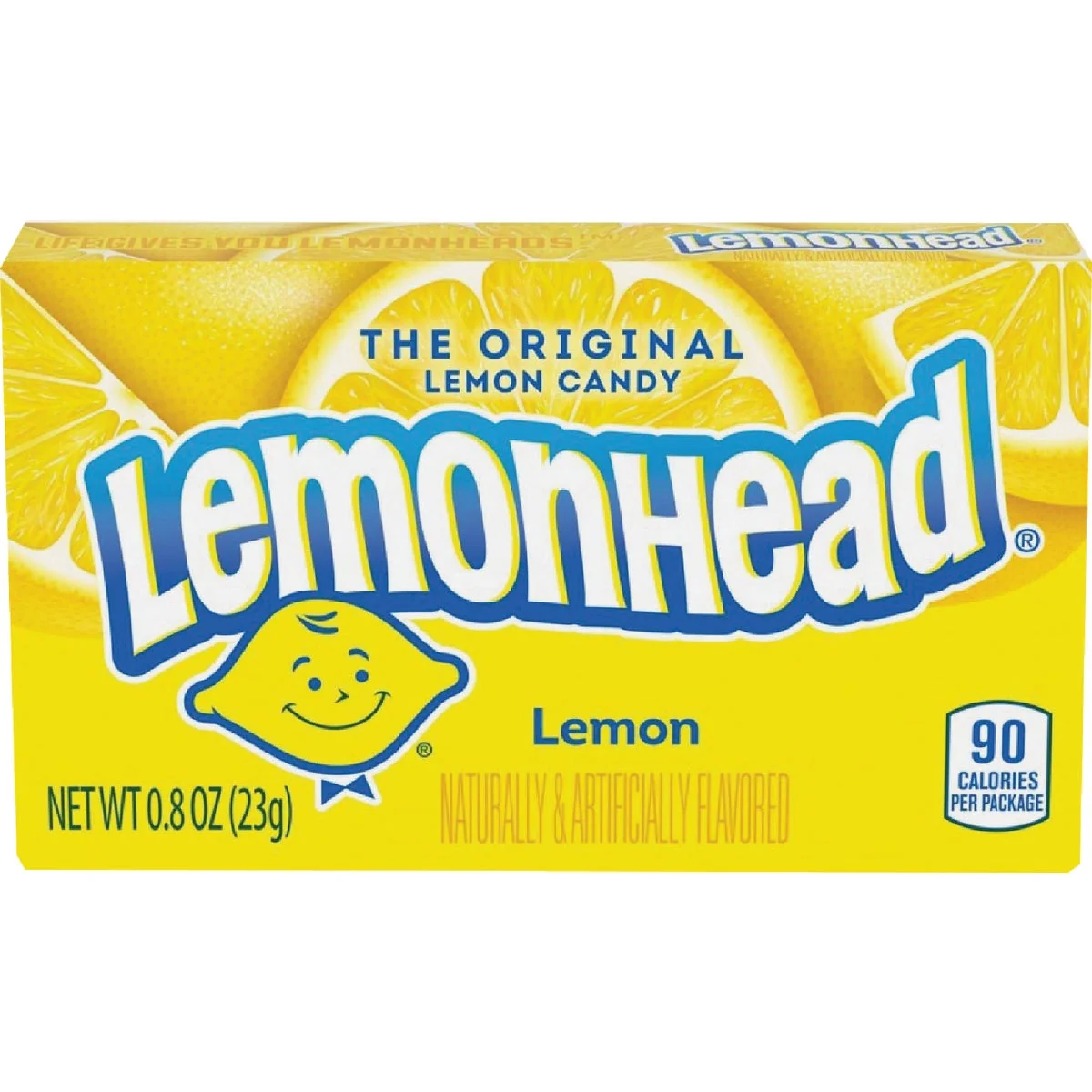 Pure Ferrara Pan Lemonhead 0.8 Oz. Lemon Candy Elegant