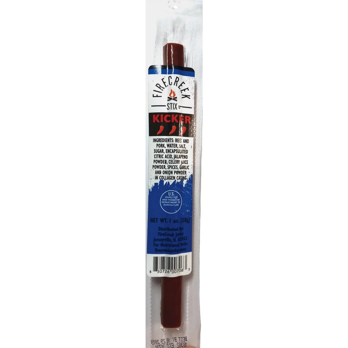 Soft FireCreek Snacks 1 Oz. Spicy Smoked Kicker Beef Stix Efficient