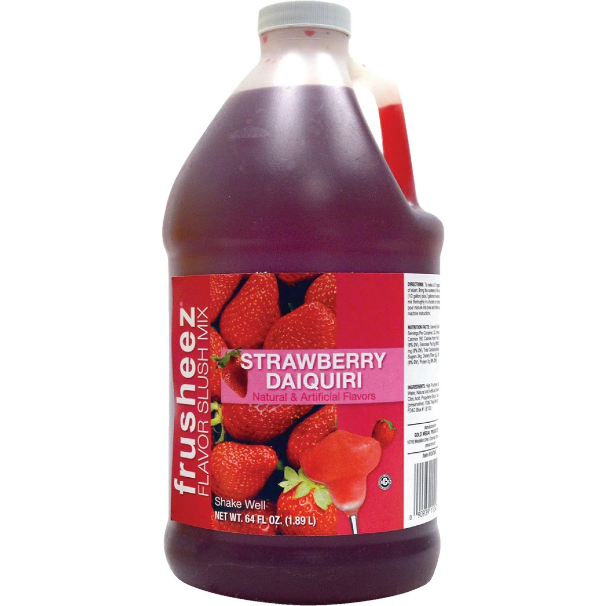 Smooth Gold Medal Frusheez Strawberry Flavor 1 2 Gal. Slush Mix Fine Crafted