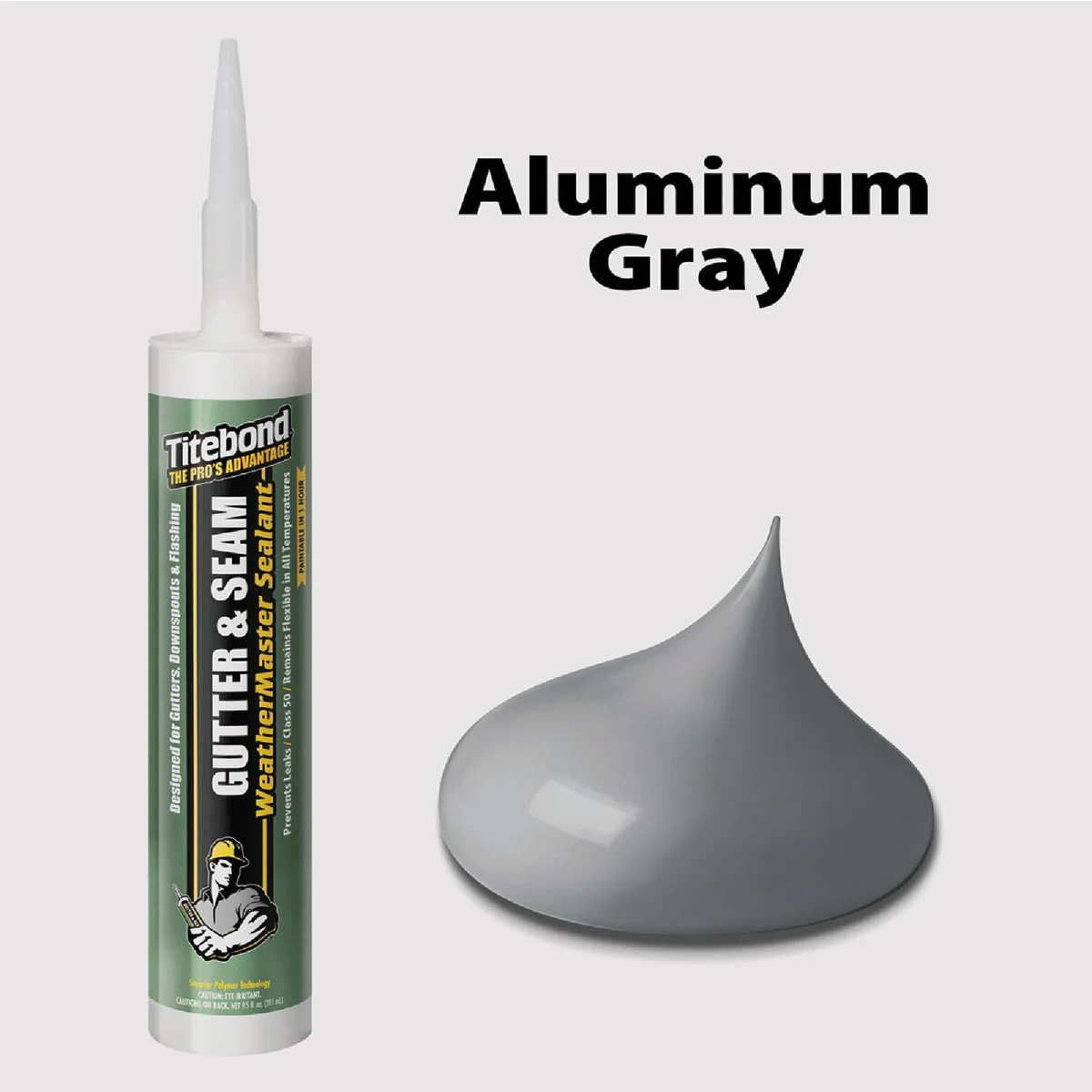 Verified Titebond 9.5 Oz. WeatherMaster Gutter Seam Sealant Excellent