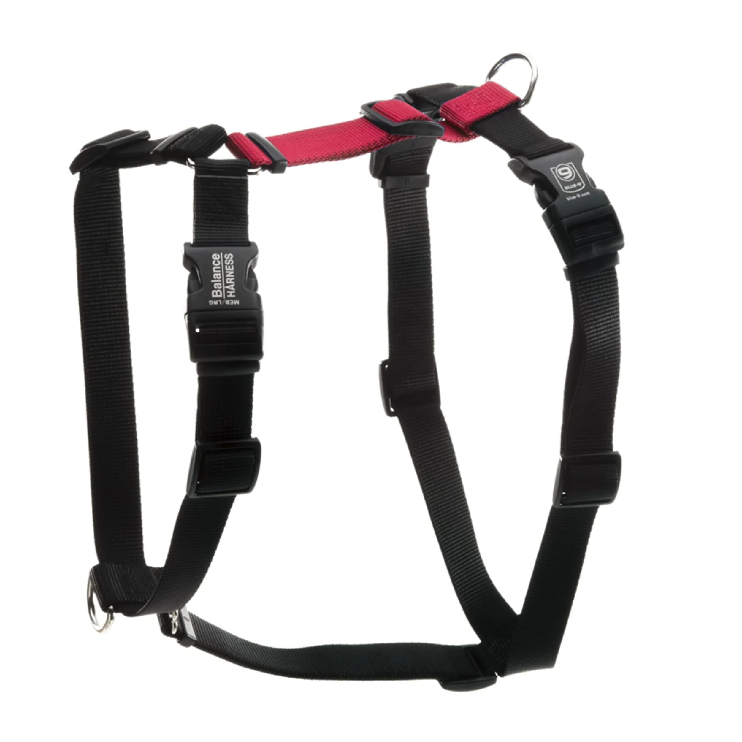 Natural Blue-9 Buckle-Neck Balance Harness — Fully Customizable No-Pull Harness for Training USA Made Red Medium Classic