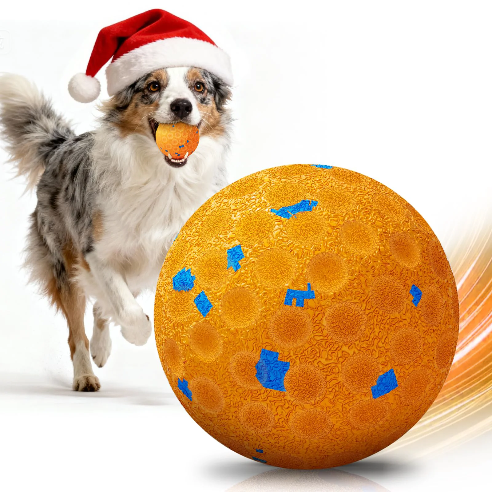 Traditional AronYada Smart Interactive Dog Ball for Aggressive Chewers – Self-Moving Waterproof Soft