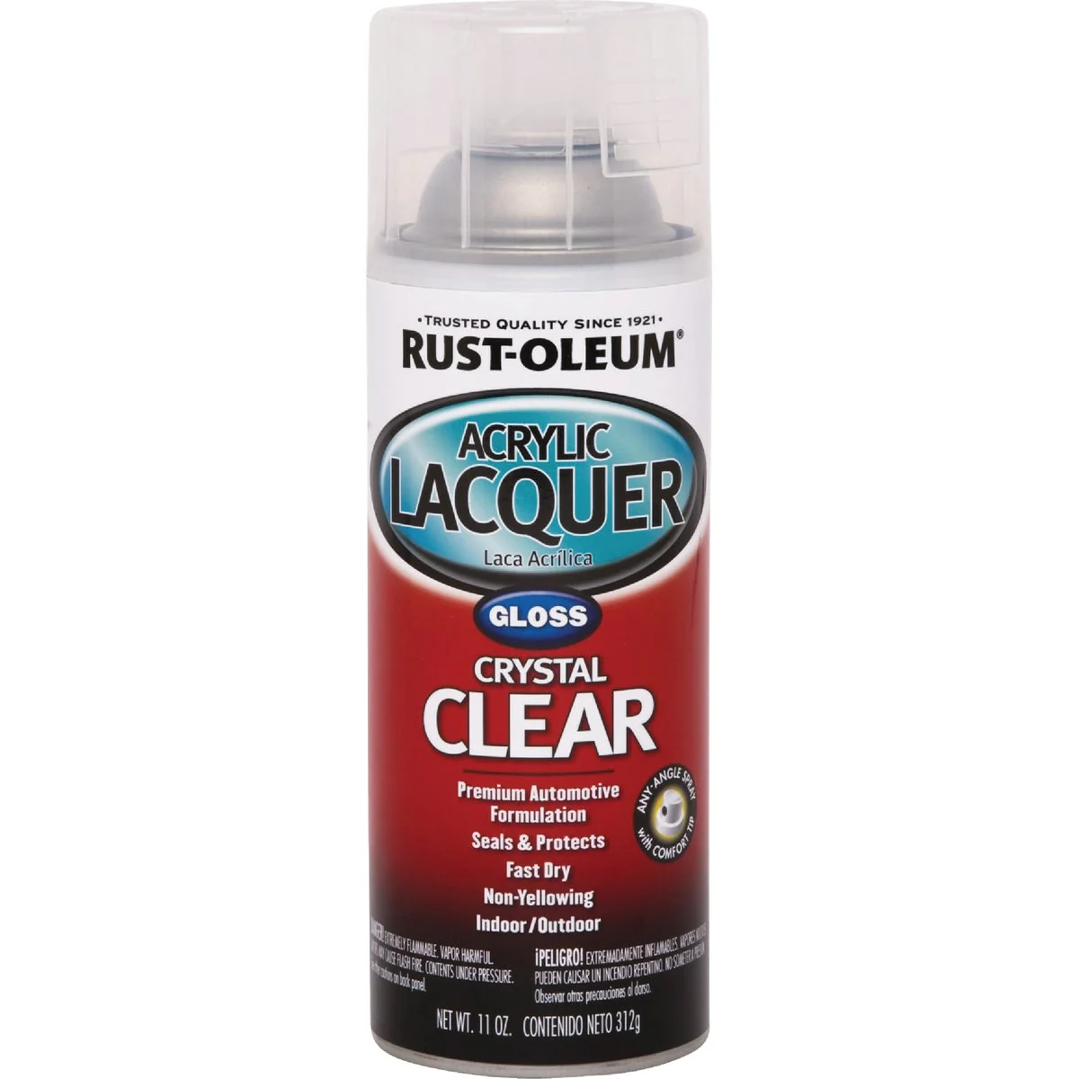 Soft Rust-Oleum Automotive Acrylic Lacquer Spray 12 Oz. Gloss Clear High-Quality