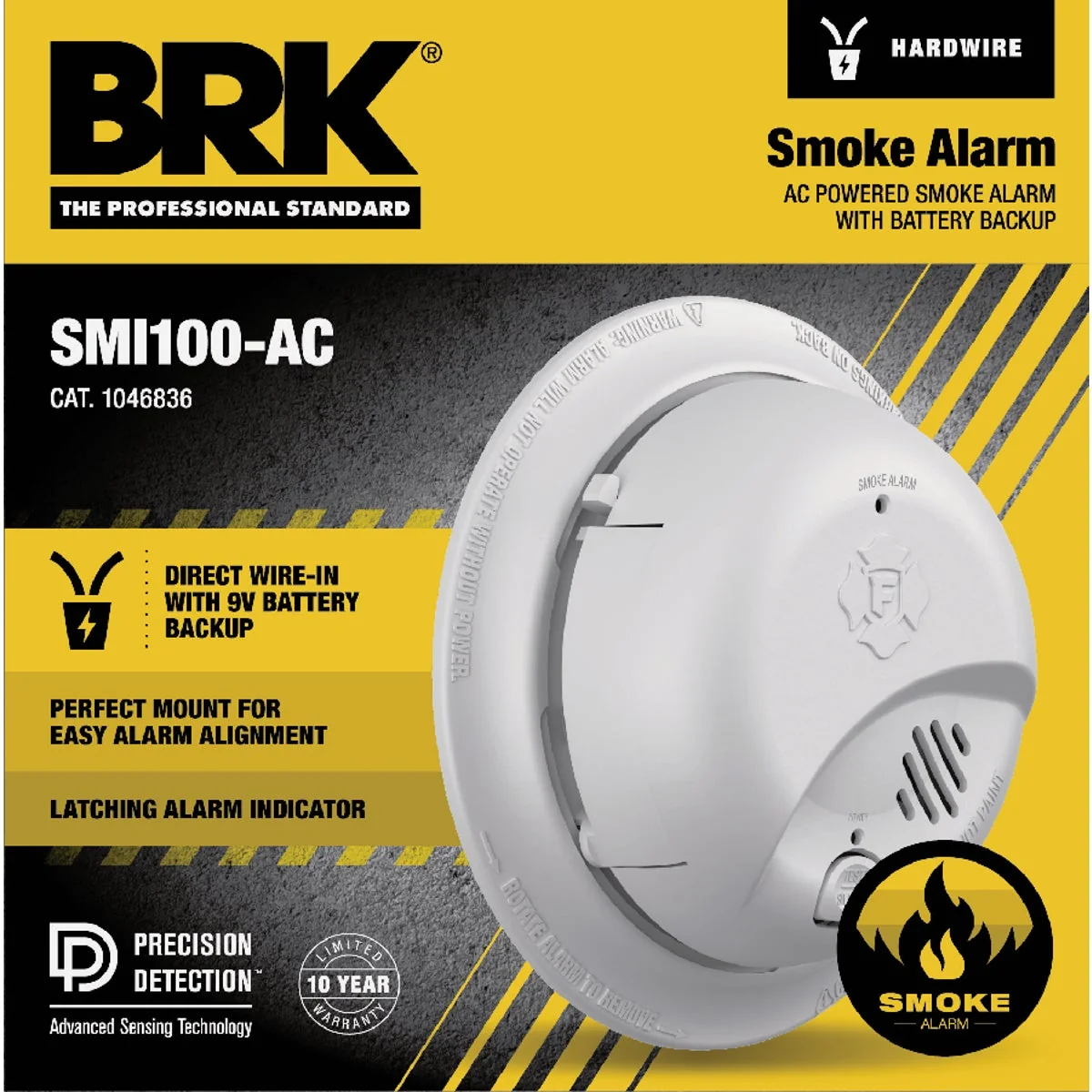 Trendy BRK Interconnect Hardwired Ionization Smoke Alarm Genuine