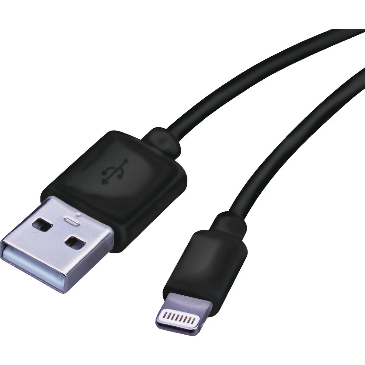 Relaxed Blue Jet 6 Ft. Black Lightning to Type-A USB Charging Sync Cable Unique
