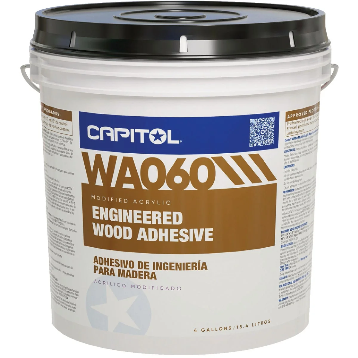 Official Capitol Acrylic Urethane Engineered Wood Adhesive Traditional