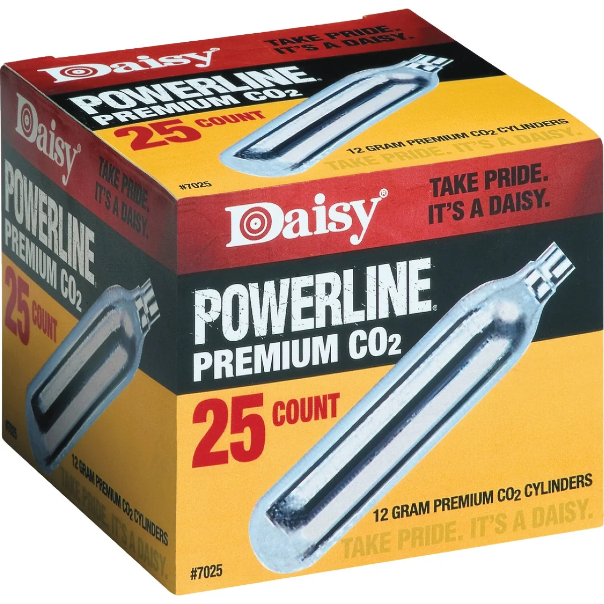 Luxury Daisy Powerline Premium 12 Grain CO2 Cylinders 25-Pack Flexible