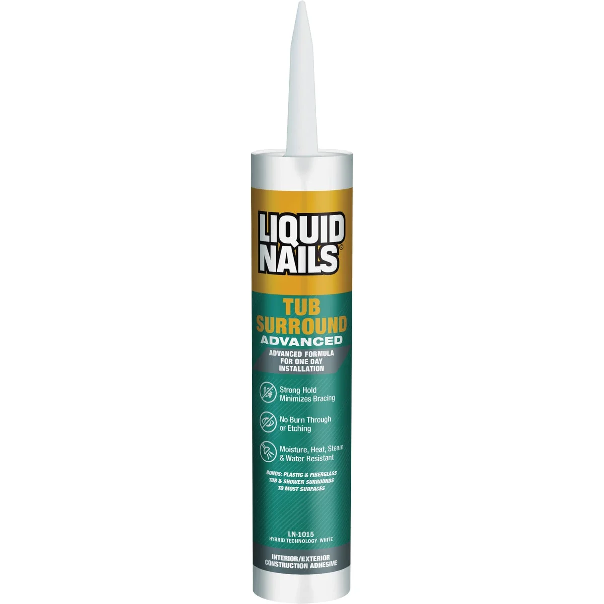 Original Liquid Nails Advanced 9 Oz. Tub Surround Shower Wall Adhesive Premium