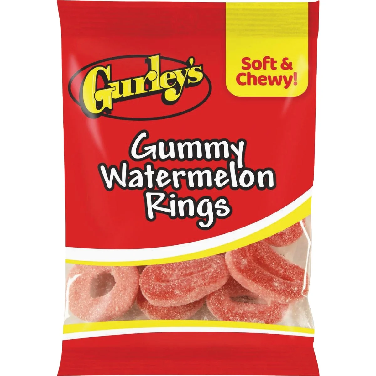 Minimalist Gurley's 4.5 Oz. Gummy Watermelon Rings Superior
