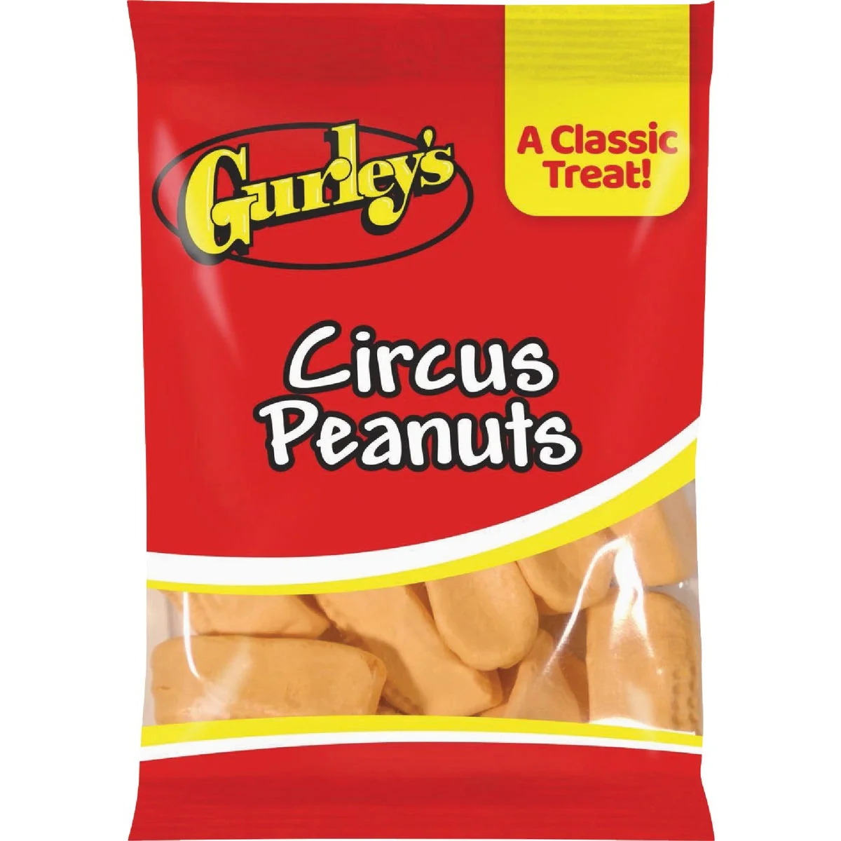 Elegant Gurley's 3.25 Oz. Circus Peanuts Expertly Made