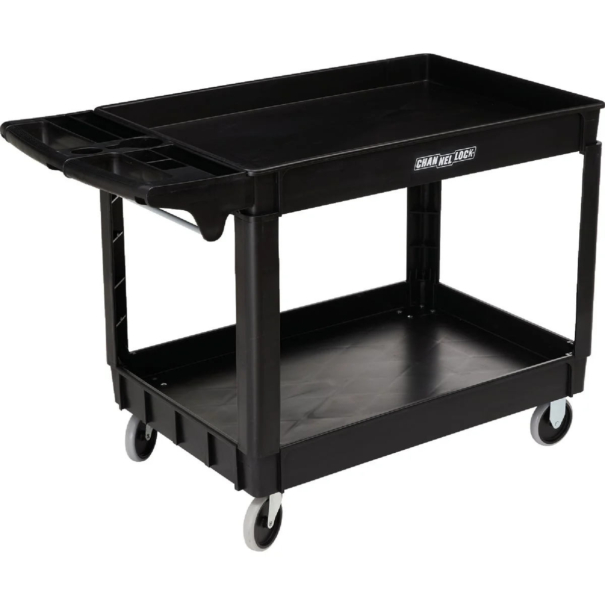 Eco-Friendly Channellock 500 Lb. Large 2-Shelf Utility Cart User-Friendly