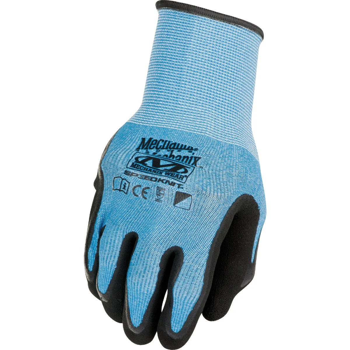 Superior Mechanix Wear SpeedKnit CoolMax Men's Small Medium Blue Work Glove Green