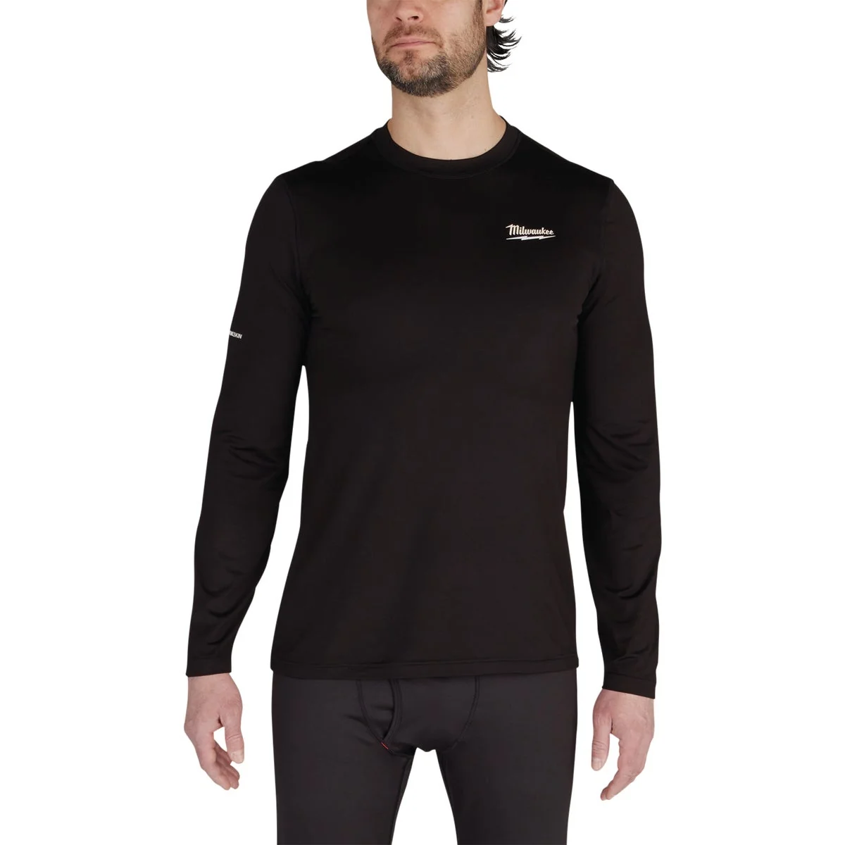 Powerful Milwaukee Workskin Small Black Long Sleeve Men's Base Layer Shirt Effective