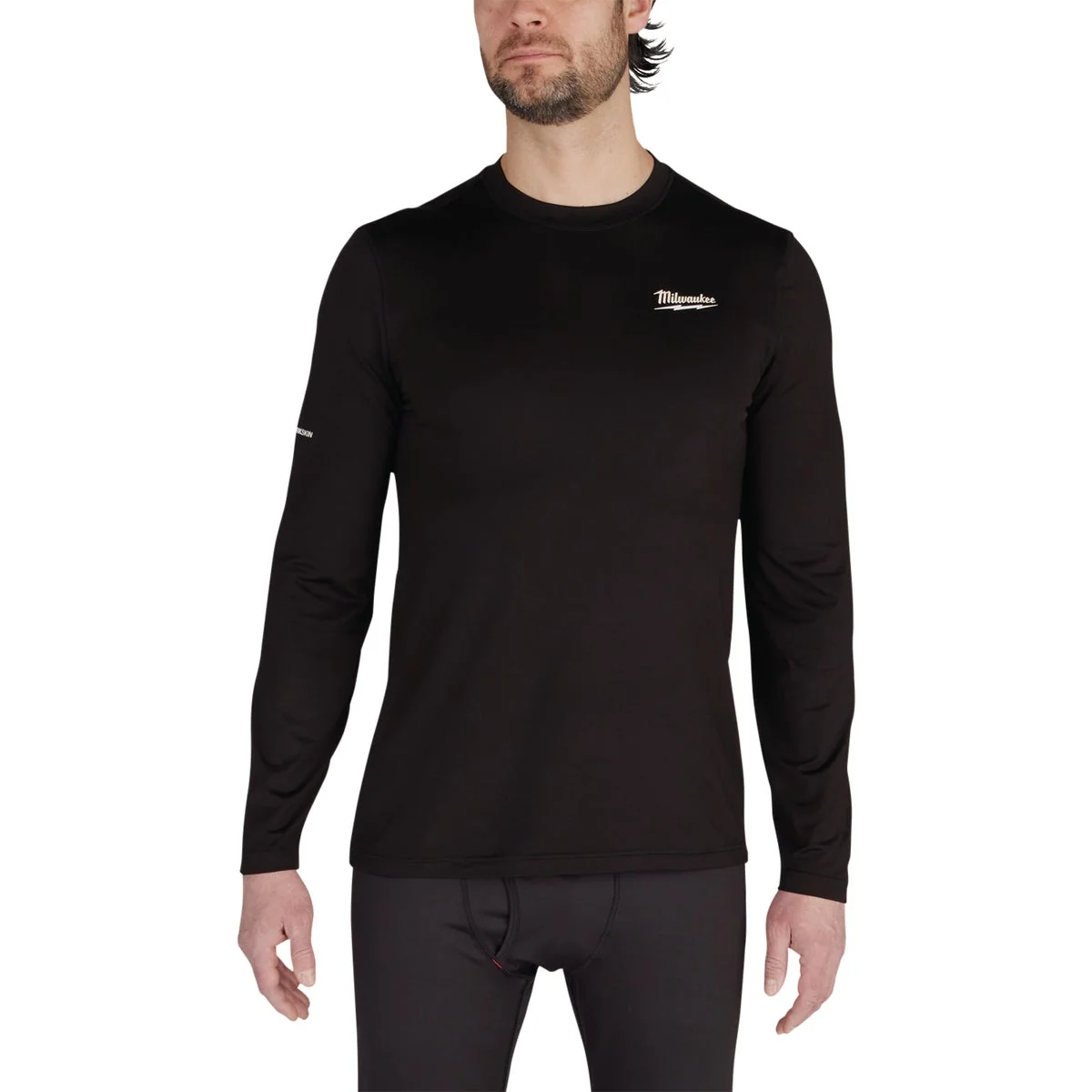 Selected Milwaukee Workskin XL Black Long Sleeve Men's Base Layer Shirt Crafted