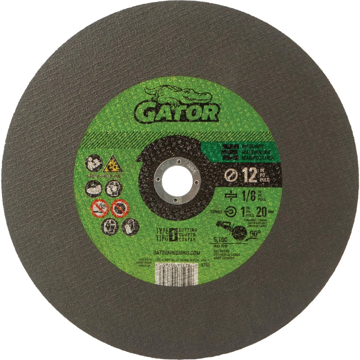 High-Performance Gator 12 In. x 1 8 In. x 1 In. Masonry Cut-Off Wheel Innovative