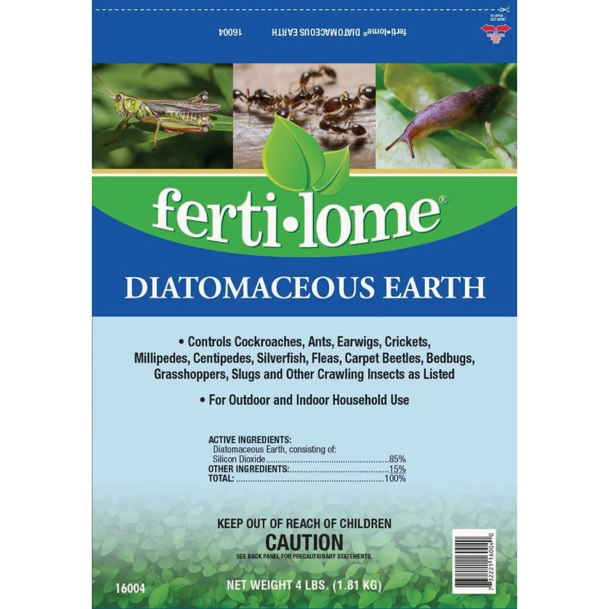 Certified Ferti-lome 4 Lb. Diatomaceous Earth Breathable