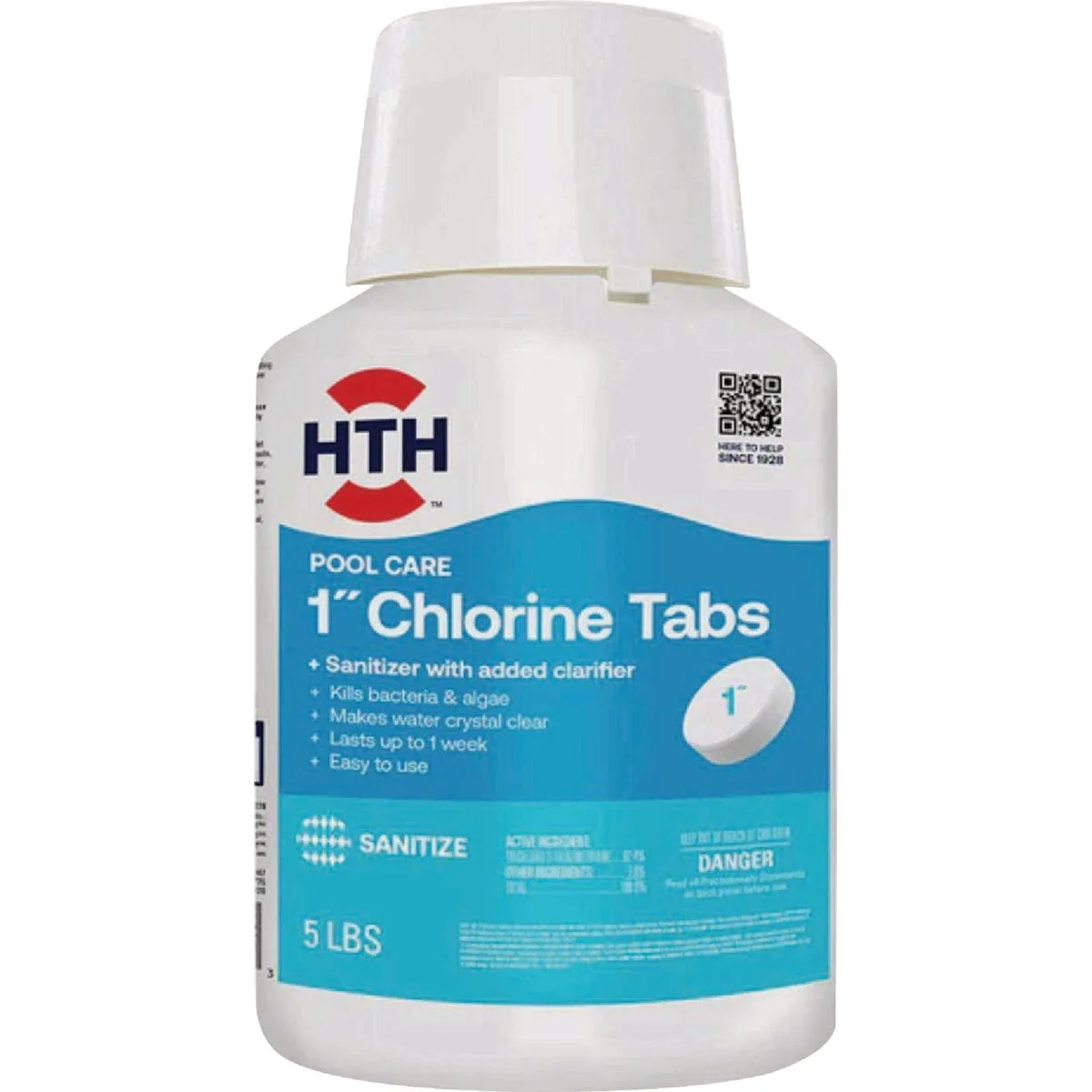 Trusted HTH Pool Care 1 In. 5 Lb. Chlorine Tabs Breathable