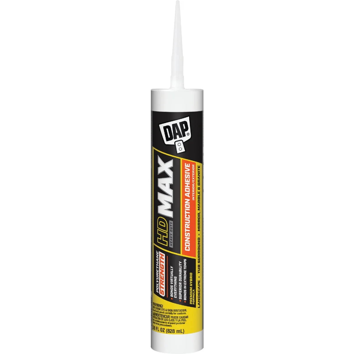 Smooth DAP HD Max 28 Oz. Construction Adhesive Comfortable