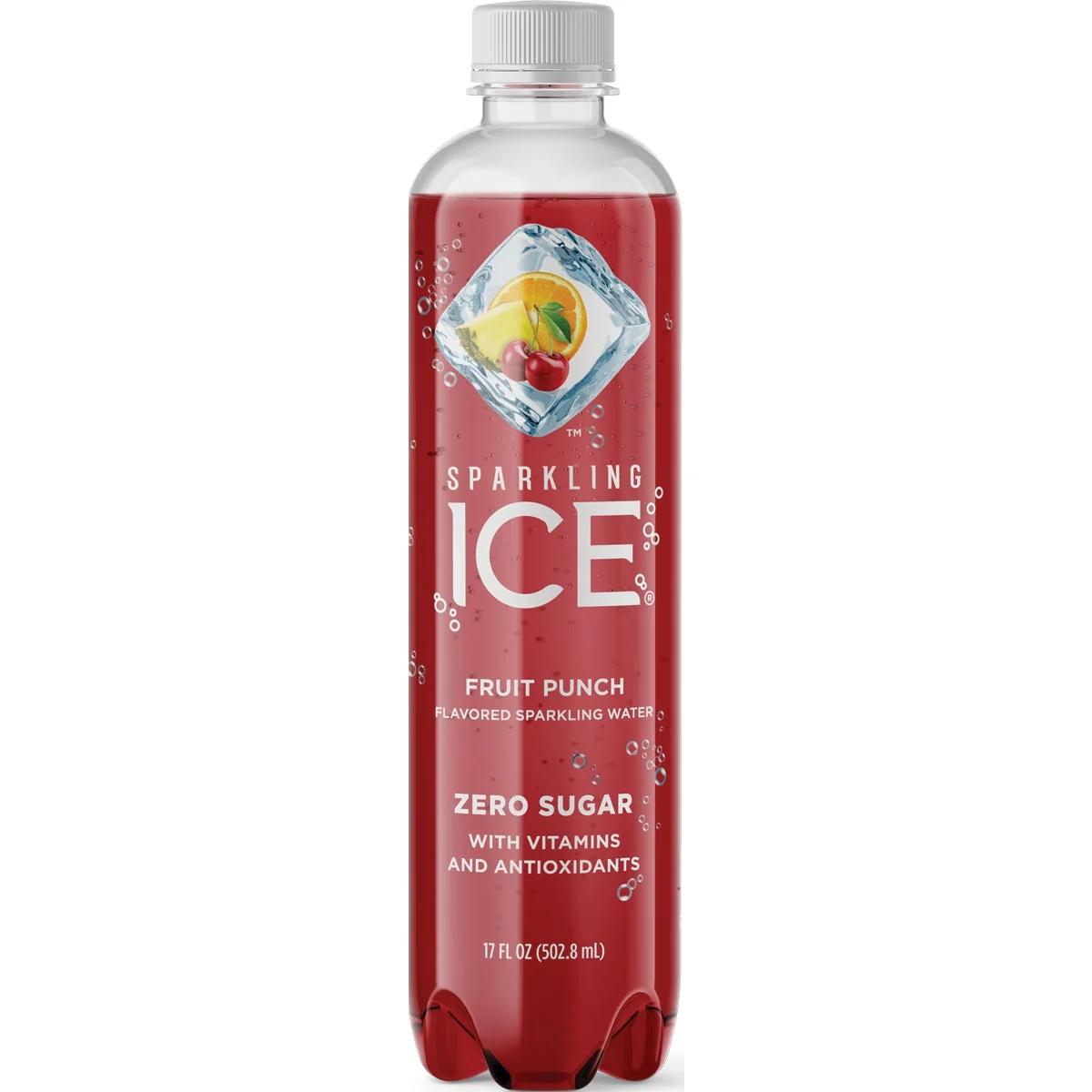 Trendy Talking Rain Sparkling Ice 17 Oz. Water Fruit Punch Innovative