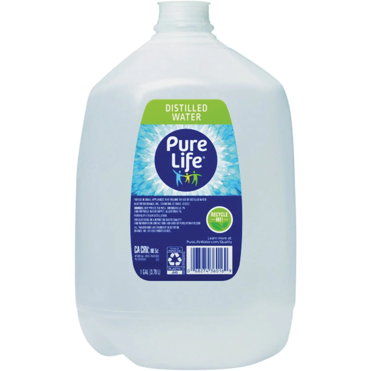 Sophisticated Purelife 1 Gal. Distilled Water Side Handle Superior