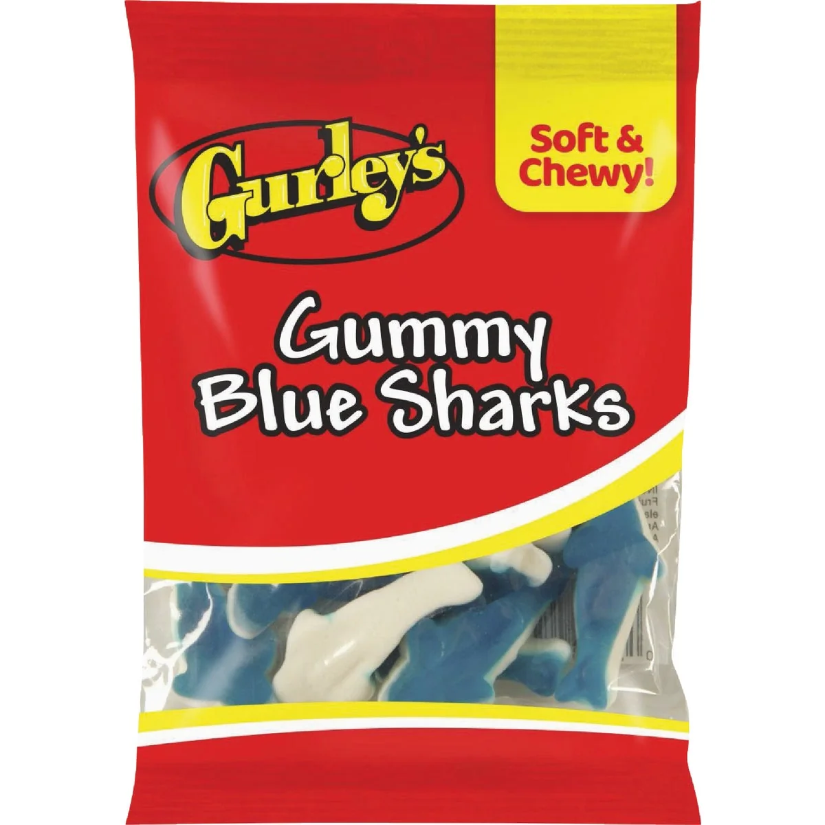 Verified Gurley's 4.5 Oz. Gummy Blue Sharks User-Friendly