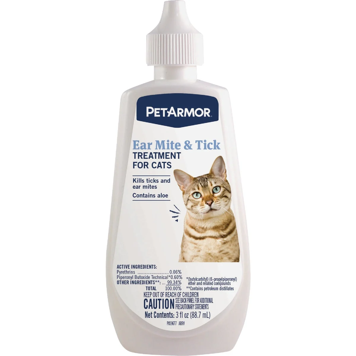 Fine Crafted PetArmor 3 Oz. Ear Mite Tick Treatment for Cats Effective