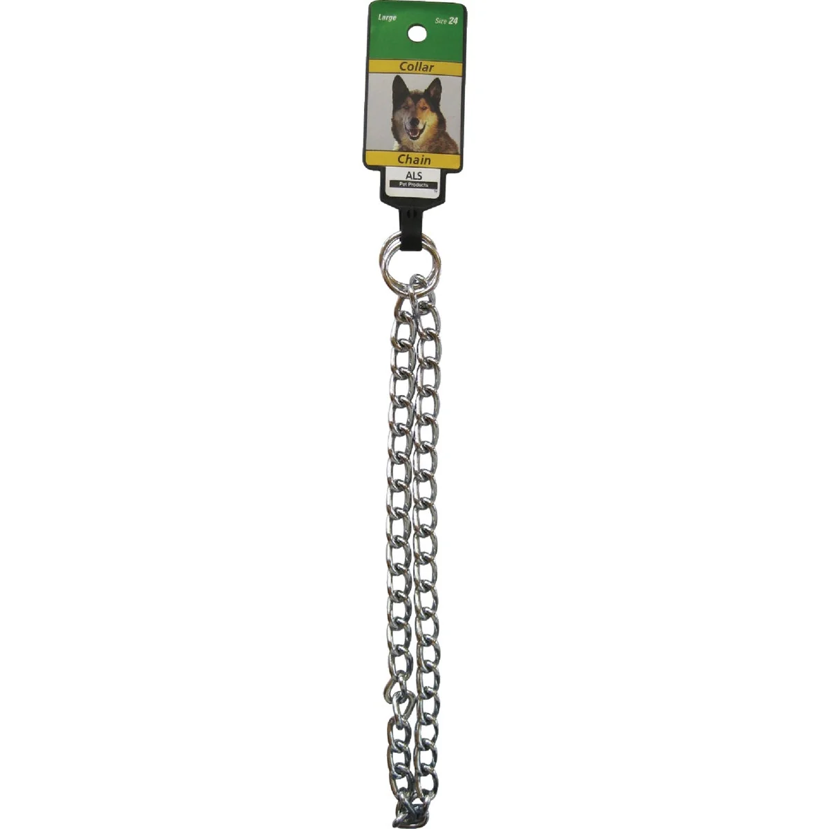 Specialty Boss Pet Guardian Gear 24 In. Chrome-Plated Steel Heavy-Weight Dog Choke Chain Minimalist