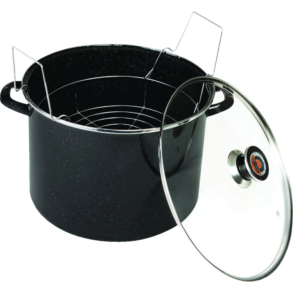 Long-Lasting GraniteWare Heavy Gauge 21 Qt. Canner with Jar Rack Eco-Friendly