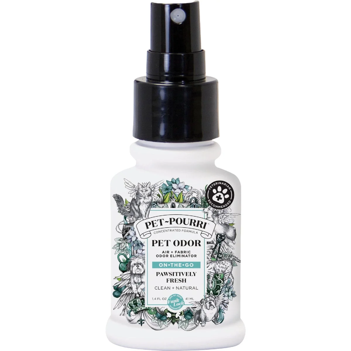 Optimized Pet-Pourri 1.4 Oz. Air Fabric Pet Odor Eliminator Organic