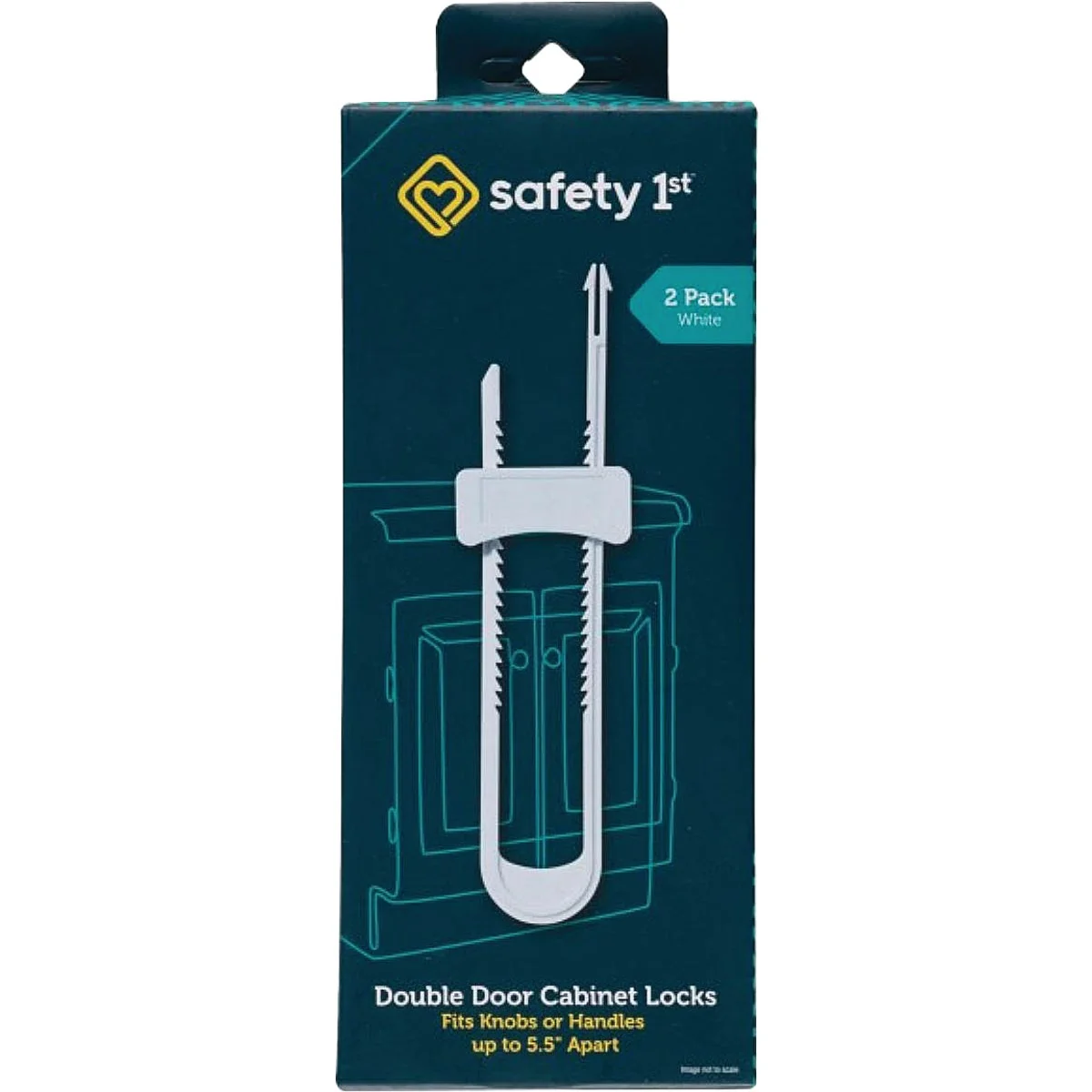 Responsible Safety 1st Double Door Cabinet Lock 2-Pack Proven
