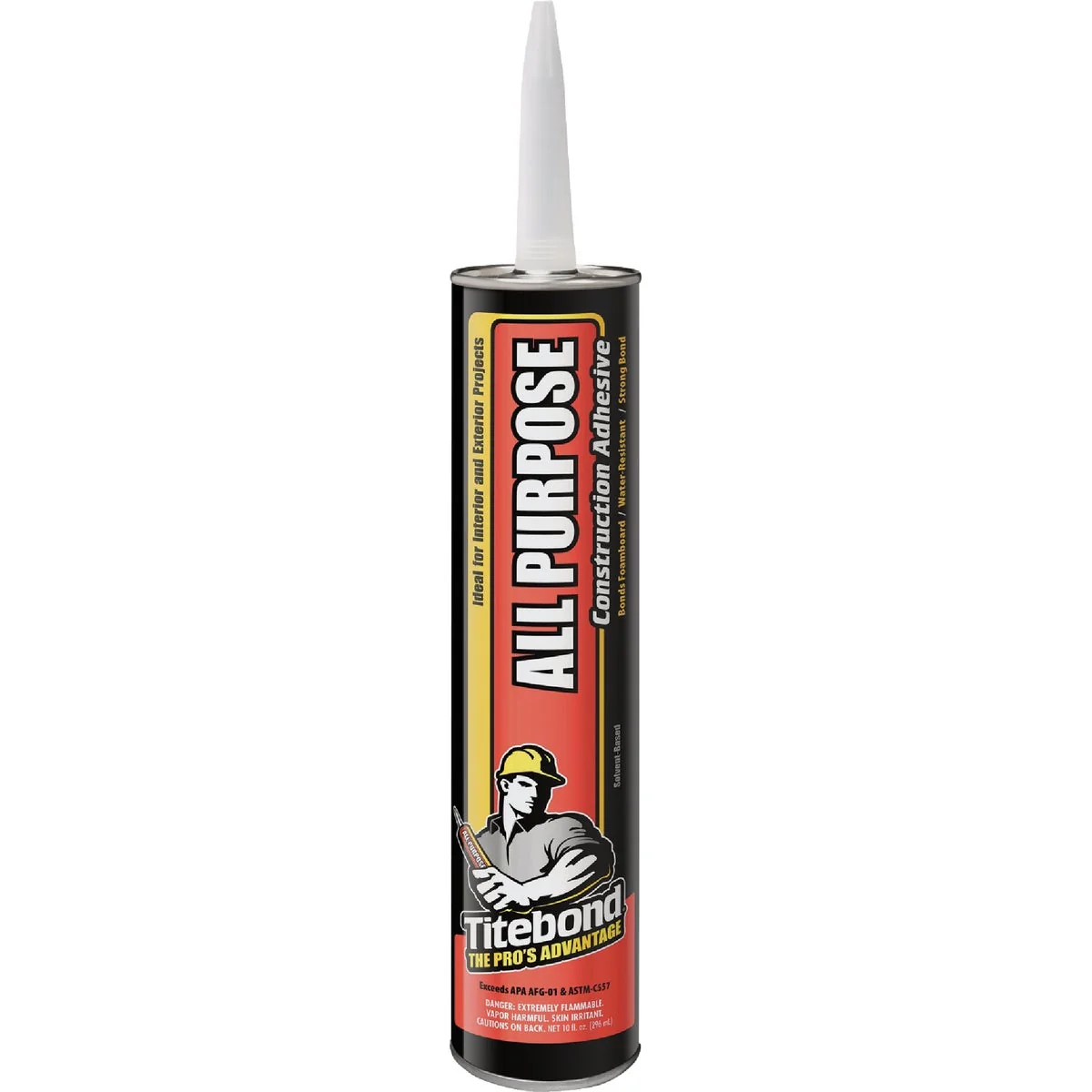 Authentic Titebond 10 Oz. All-Purpose Construction Adhesive Premium Material