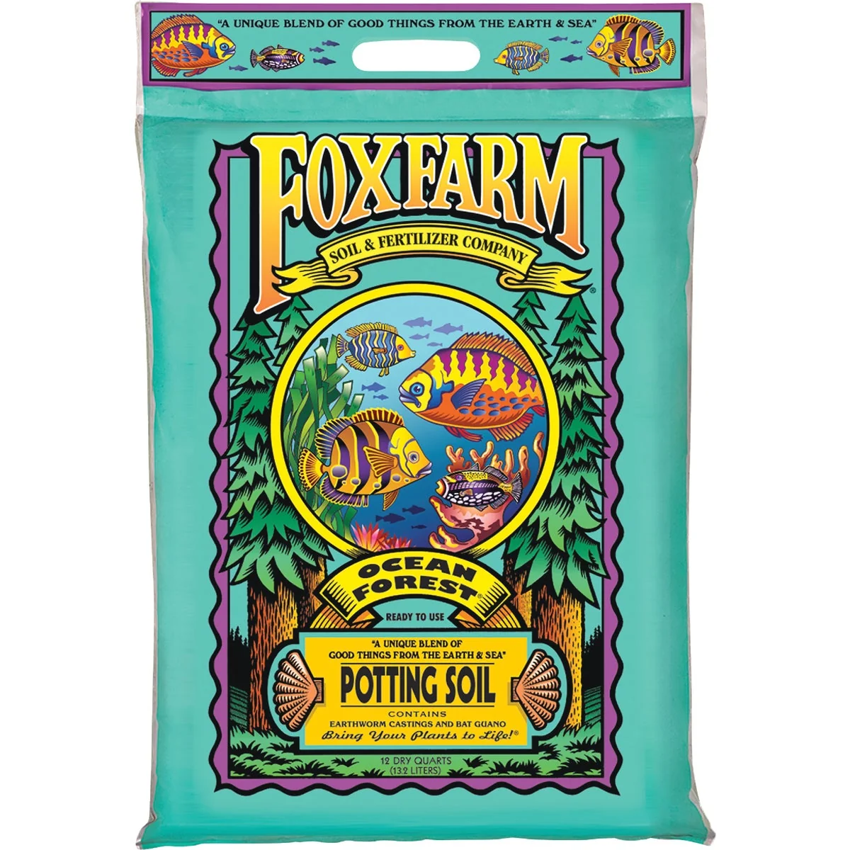 Enhanced FoxFarm Ocean Forest 12 Qt. Potting Soil Relaxed