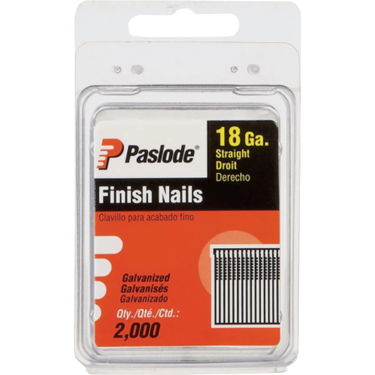 Top-Quality Paslode 1-1 2 In. 18-Gauge Galvanized Straight Brad Nails 2000 Ct. High-End