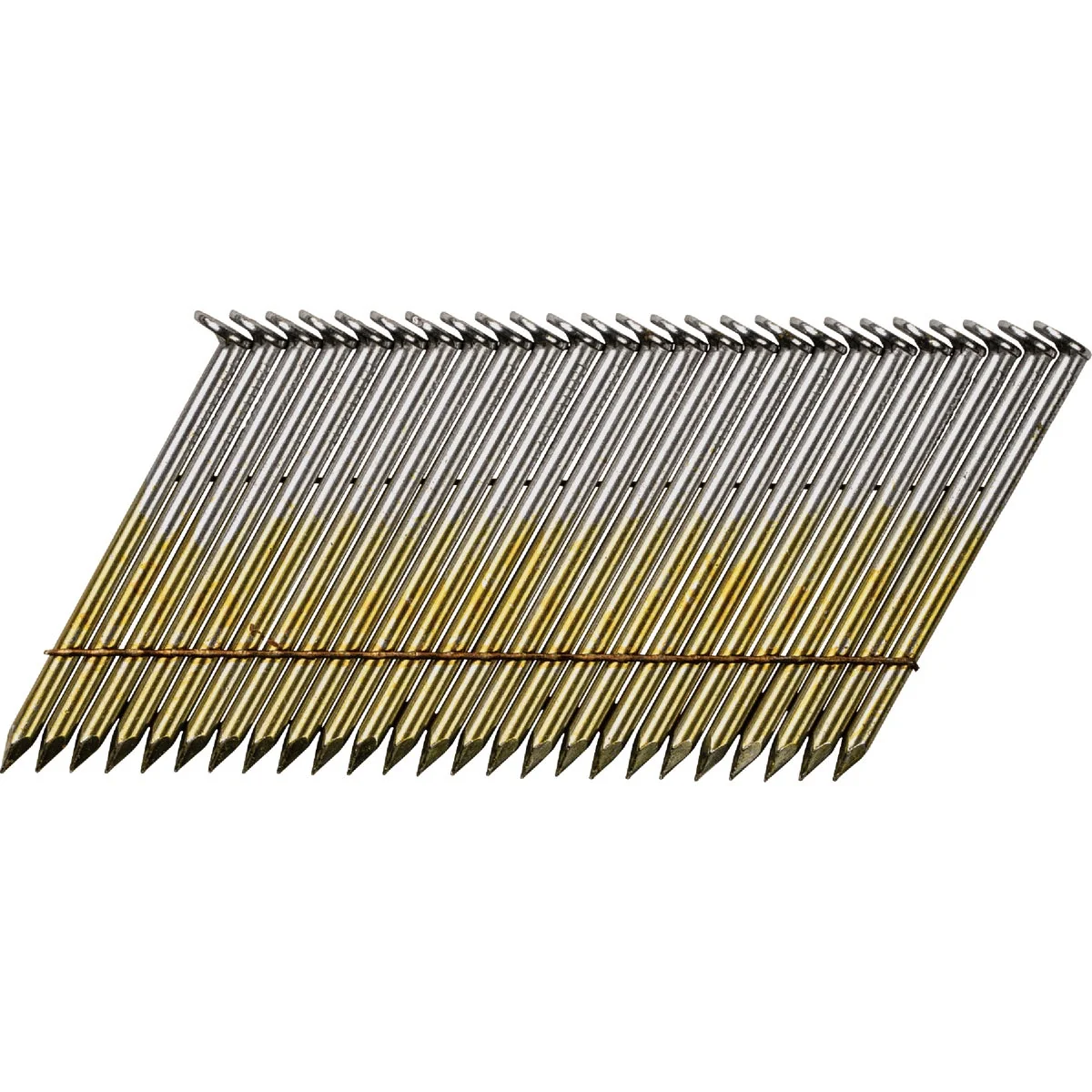 Recyclable Pro-Fit 2 In. x .113 In. 28 Degree Wire Strip Smooth Shank Round Head Brite Collated Stick Nails 2000 Ct. Efficient